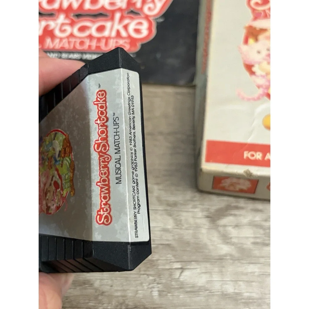 Vintage Atari 2600 - Strawberry Shortcake Musical Matchups Game Parker Bros 1983